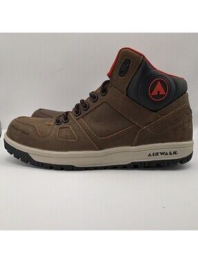 Airwalk Mongo Mid CT Composite Toe EH Work Shoes Men’s 10.5 EE Brown AW5021